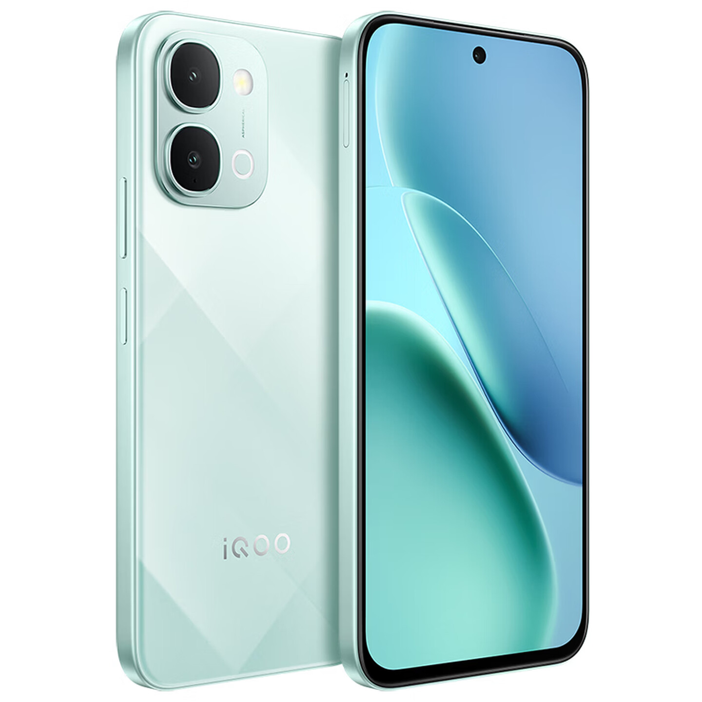 vivo iQOO Z11x 机身渲染图（绿）